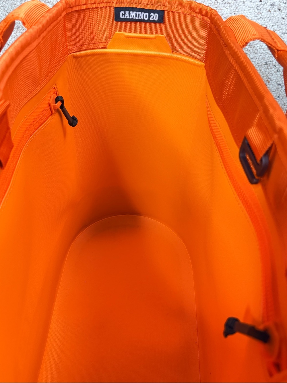 Yeti Camino 20 in crab orange with mint accents. All accents included. NWT. - Picture 3 of 4